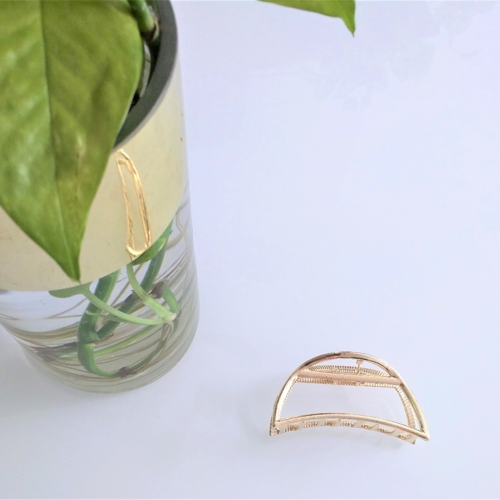 Gold Metal Hair Clip